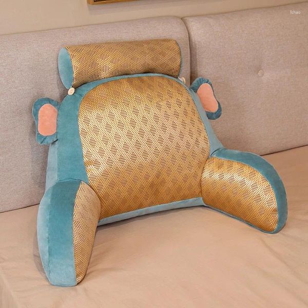 Travesseiro Dormitório Cama Leitura Lance Cabeceira Soft Bolsa Grande Encosto Sofá Cintura Tatami Reforço