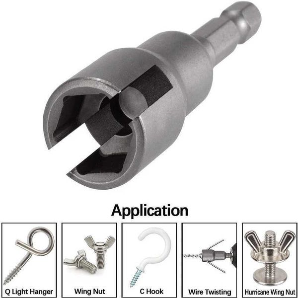 Chave de soquete de parafuso de borboleta chave de soquete mm hex hastes porca de soquete para ferramenta de alimentação elétrica com fenda elétrica com fenda com fenda com fenda com fenda