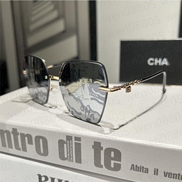 Occhiali da sole da uomo Occhiali da sole firmati da donna Lenti di protezione UV400 polarizzate di alta qualità opzionali con scatola Occhiali da sole Chanels