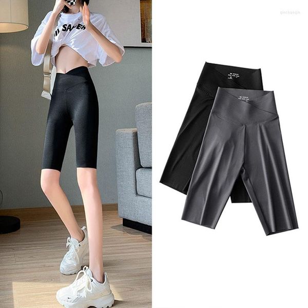 Roupas de ginástica Five Points Sports Fitness Women Women Summer Yoga High Push-Up Running Pants Sport