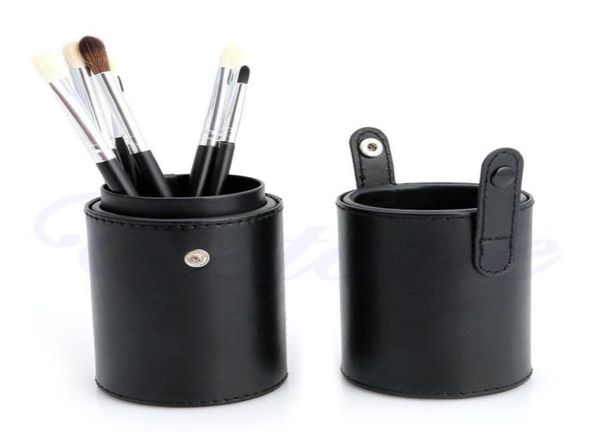 Conjunto de pincéis de maquiagem cosmética inteira, kit de ferramentas, suporte de copo, bolsa, preto1475740