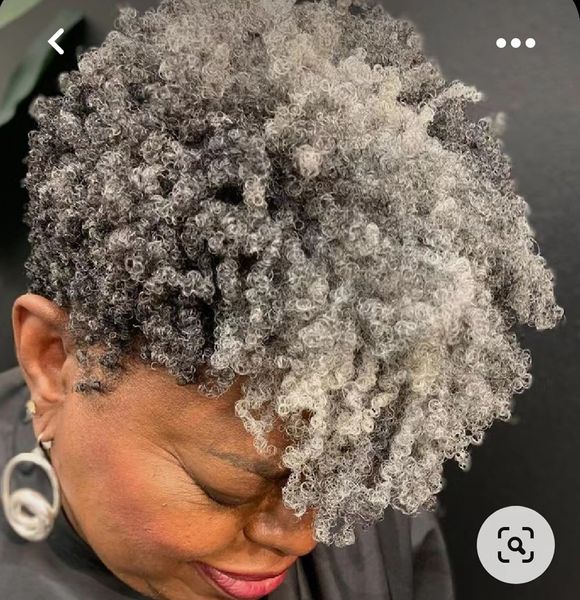 4a 4c kurz afro verworren gelockt pferdeschwanz menschenhaar verlängerung clip ins salz und pfeffer silber grau pixie cut mode grau haarteil 120g 100g