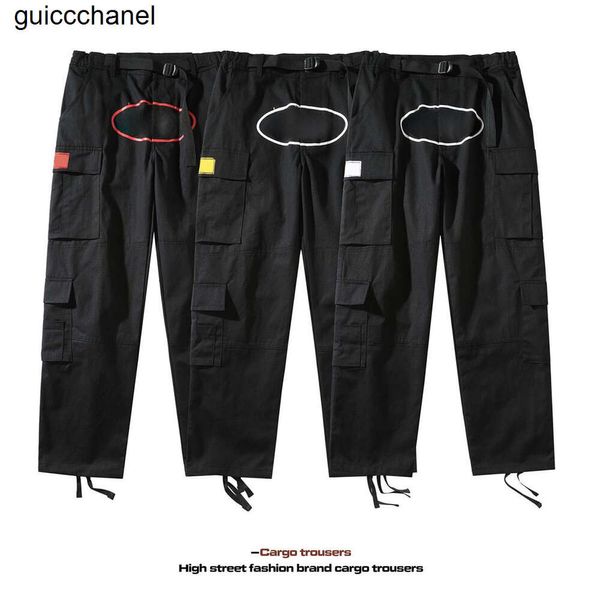 Nuovi pantaloni corti 23ss pantaloni da uomo pantaloni cargo Pantaloni firmati Pantaloni stampati da strada Pantaloni militari retrò multi tasche Pantaloni larghi dritti da donna Pantaloni da uomo