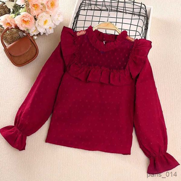 Set di abbigliamento Set di abbigliamento per bambini per ragazze Primavera Autunno New Child Manica lunga Patch in rete Set di gonne corte Abbigliamento