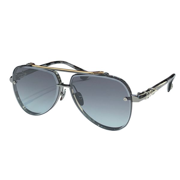 Chr designer óculos de sol marca vintage óculos para homens e mulheres design de corte piloto uv400 lentes fimless 8238 estilo arma armações óculos de sol anti-ultravioleta