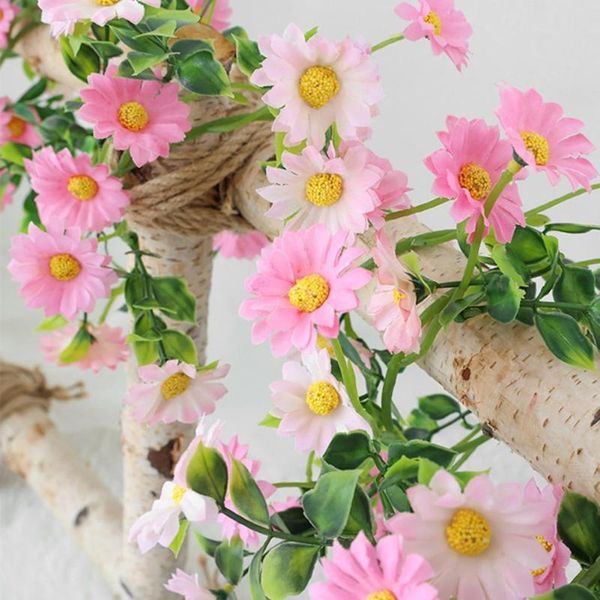 Ghirlande di fiori decorativi 1 pezzo Fiore di seta finta artificiale Fantastica ampia applicazione Decorazione per la casa di piante di simulazione tagliate delicatamente