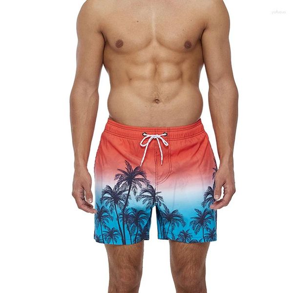 Shorts masculinos jw48 7 impressão rápida seca verão homens swimwear swim briefs biquinis apertados sexy maiôs piscina natação praia