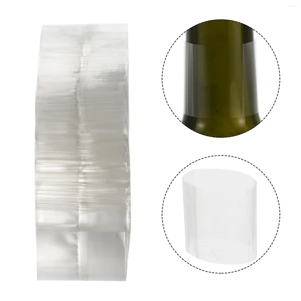 Vorratsflaschen 400 Stück Werkzeuggeschenke Shrink Pack Bag Sealable Bags Packaging Flat Celophan Gift Wrap Glass Bottle Sealing Film