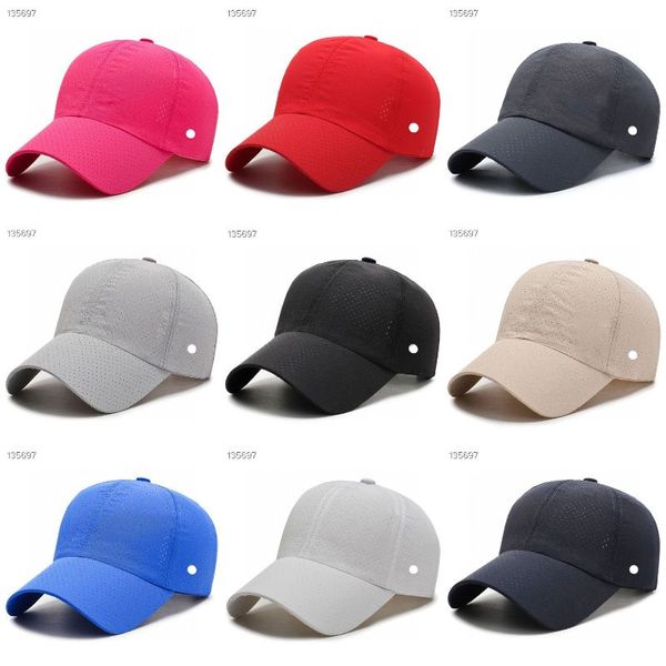 LL Verstellbare Snapbacks Unisex-Hut Pferdeschwanz Baseballmütze Softball Shade Hats Rückenloch Pferdeschwanz Glitter Mesh Damen Herren Sunshine Cap Atmungsaktiv