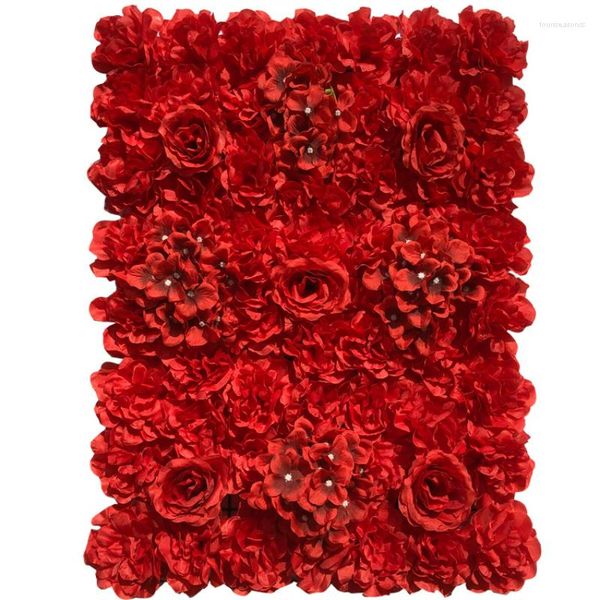 Fiori decorativi Fiore artificiale Sfondo muro Matrimonio Pografia Decorazione finestra Finta ortensia Pianta di seta Paesaggio