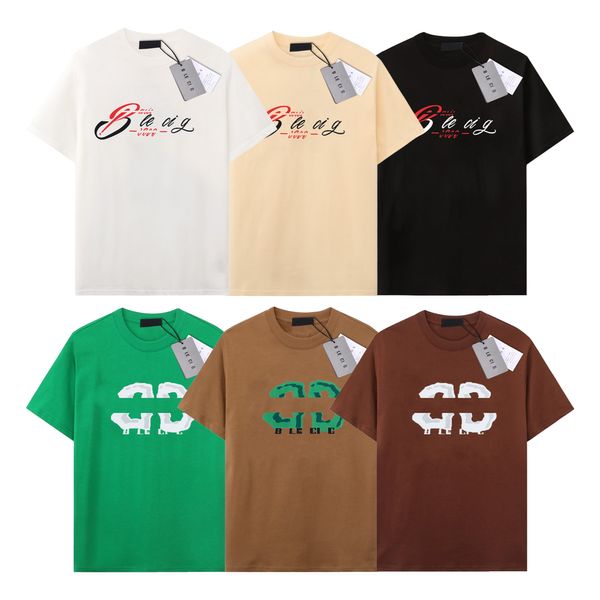 T-shirt da uomo Designer Tees T-shirt di marca di lusso Uomo Donna Manica corta Hip Hop Streetwear Top Pantaloncini Abbigliamento casual Abbigliamento B-26 Taglia XS-XL