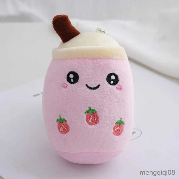 Portachiavi Cordini 1pc Carino Frutta Tè Portachiavi Morbido peluche Ciondolo bambola di pezza Zaino Borsa Decor Regali di compleanno per bambini R231103