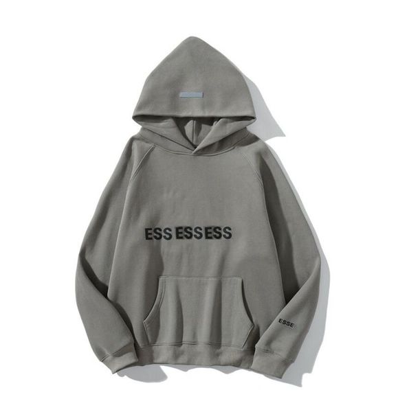 Top Quality Men Women's Hoodie ESS E D1ES Ha nd BG AG Moda Cor Sólida Estilo Clássico