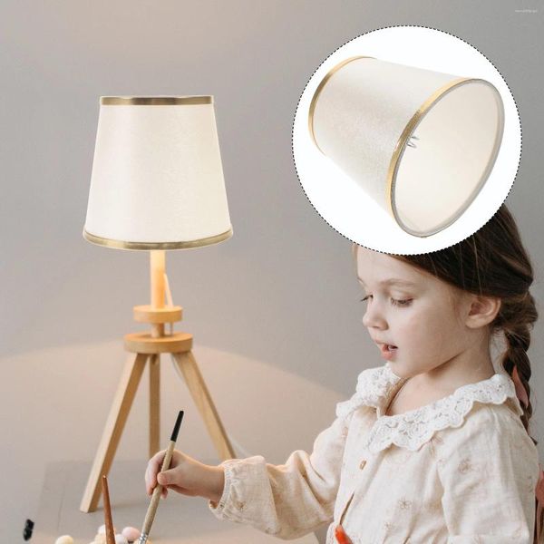 Lâmpadas pendentes Clip On Lampshade Table Lamp Cover Floor Light Shade Wall