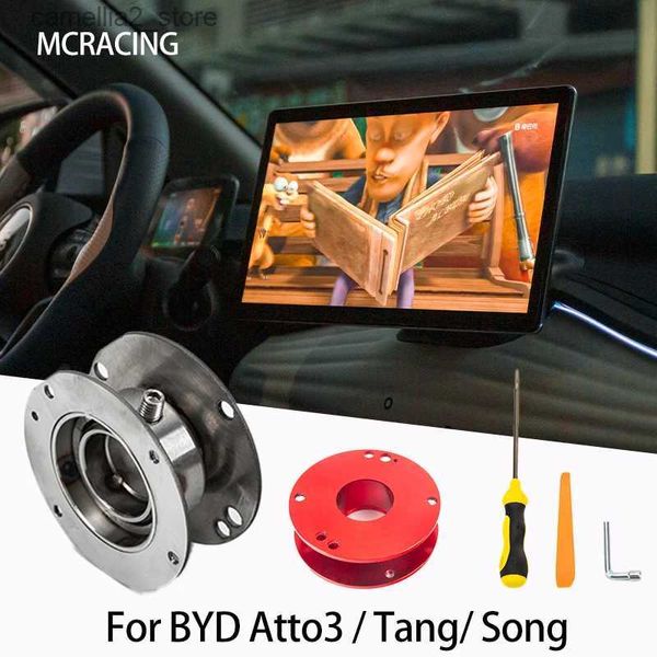 Autohalterung für BYD Atto3 Song Plus Tang EV DMI Zubehör 2023 Zentrale Steuerung Bildschirmanzeige Rotationshalterung Auto GPS-Navigationshalterung Q231104