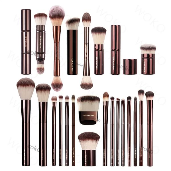 Make-up-Pinsel, Sanduhr, komplette Serie, Make-up-Pinsel, Rouge, Puder, Kontur, Foundation, Concealer, Make-up-Pinsel, Lidschatten, Fleck, Eyeliner, Make-up-Werkzeug, 231102