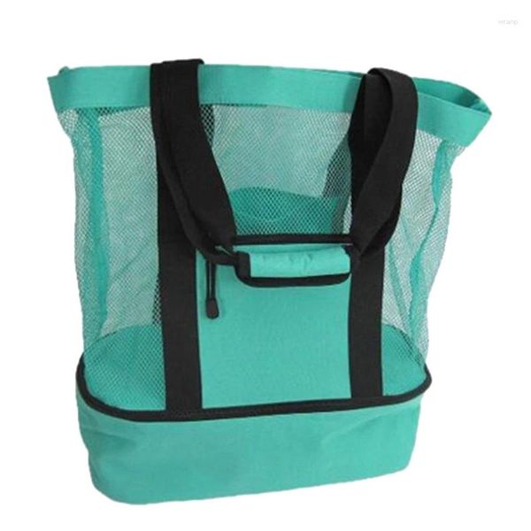 Bolsa organizadora de gelo, piquenique, preservação de calor, praia, multifuncional, acampamento, isolamento, almoço