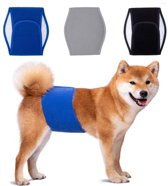 Hundebekleidung (3er-Pack) Wickeltuch für Welpen, Haustier, physiologische Hosen, Hygieneunterwäsche, Bauchband, Windeln, Stoffwindeln aus Baumwolle