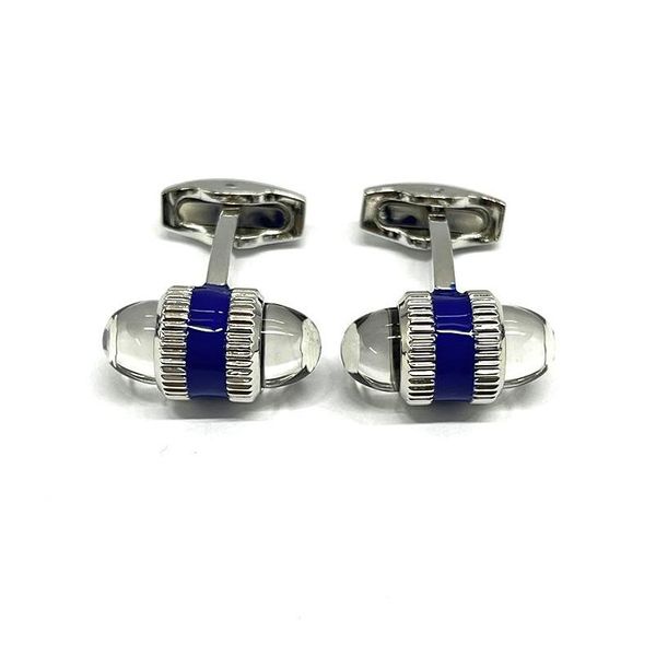 Cuff Links Luxury Cufflinks de alta qualidade clássico estilo abotonar 4 cores com caixa de entrega de caixa Jóias de jóias