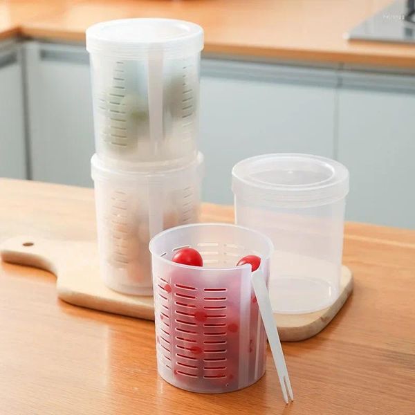 Бутылки для хранения, портативная коробка для фруктовых чипсов, бытовая кухня, микроволновая печь, японские герметичные контейнеры для салатов