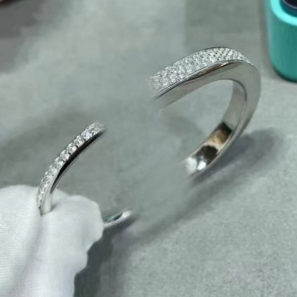 2024 pulseira u bloqueio suave pulseiras moda material de ouro moda meia diamante bloqueio pulseira casais 925 prata pulseira t