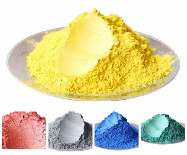 100g Karışık 5 Renk İnci Toz Pigment Araba boyası için mineral mika toz