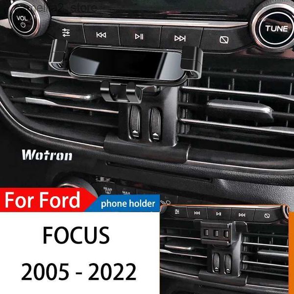 Autohalterung, Autotelefonhalterung für Ford Focus 2005–2022, GPS-Navigation mit besonderer Schwerkraft, mobile Halterung, 360 Grad drehbarer Ständer, Zubehör Q231104