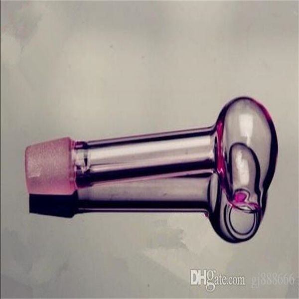 Shishas Pink Straight Pot, Großhandel Brenner Rohre Wasserpfeifen Glaspfeife Ölplattformen Rauchen