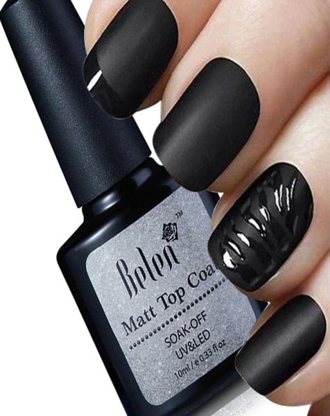 Intero Belen 10ml Opaco Top Smalto per unghie opaco Lacca opaca Gel Polish Top Gel per unghie Mat Vernis Matte Prodotti per superficie e smalti Gel UV per unghie Primer7865382