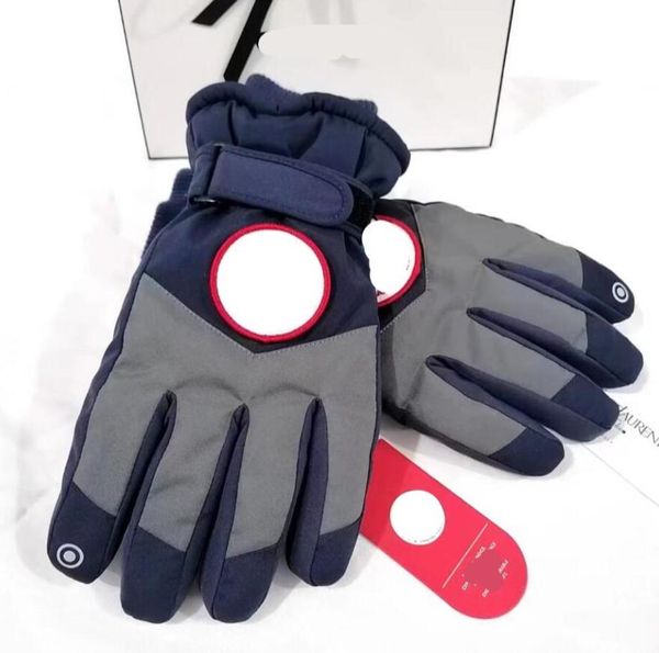 Luxus Damen Fingerspitzen Geschenk Wolle von Schafen Herren Fünf-Finger-Fäustlinge Neu Wasserdicht Reiten Plus Samt Thermal Fitness Motorrad Herren Handschuhe Designer AA