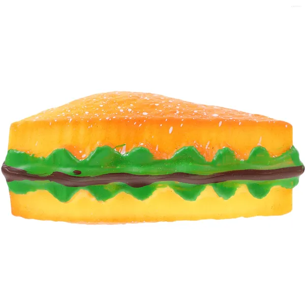 Fiori decorativi Simpatico giocattolo sandwich elastico a lievitazione lenta Cartone animato che spreme il giocattolo Bomboniera