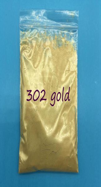 Goldpigment Pearl Pulverfarbstoff Keramikpulverlackbeschichtung Automobilbeschichtungen Kunsthandwerk Färbung für Leder 100 g pro Packung1469734