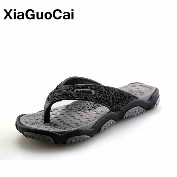 Gai homens chinelos de massagem chegada verão homem flip flops moda pitada pés sapatos praia leve tangas calçados masculinos 230403 gai