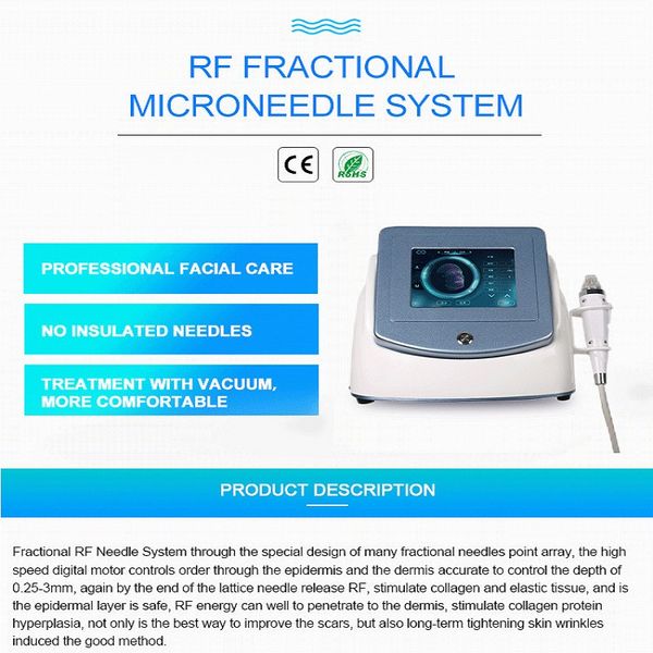 2023 rf face acne marcas portáteis de rejuvenescimento portáteis Radiofrequência cicatrizes de tratamento Máquina de RF de microaneedle fracionária