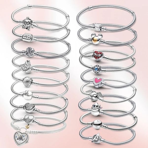 Authentisch passende Pandora-Armband-Charms Original-Maus-Hrart-Stich-Kürbis-Auto-Liebe Orinigal-Armbänder Damenschmuck