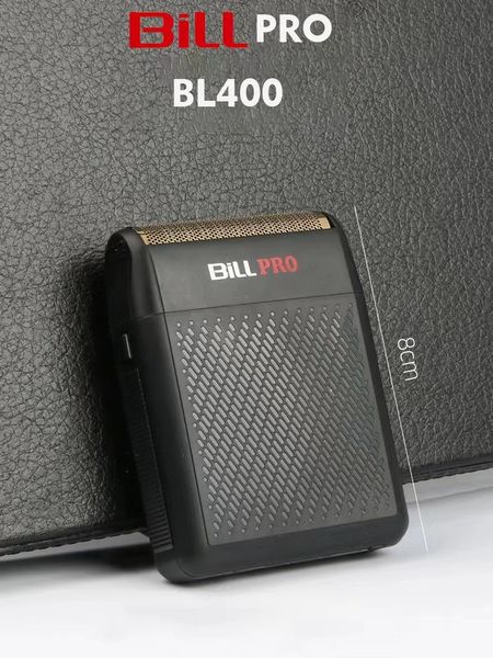 Триммер для волос BILL PRO 400 Бритва Отбеливающий ретушер Профессиональный инструмент для красоты с легкой головкой Винтажное масло для укладки волос Парикмахерская машина для бритья 231102