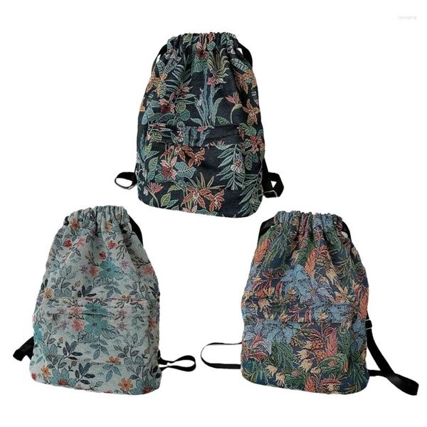 Alışveriş Çantaları Modaya Düzenlenebilir Tuval Backpack, Genişletilebilir Kapasiteli Omuz Çantası Sırt Çantası Her Gün Gider Hafta Sonu Kaçış Çubukları