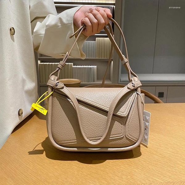 Borse da sera Borsa a mano da donna Arrivi versatili Moda Borsa a tracolla monospalla Morbida mini balestra policroma squisita