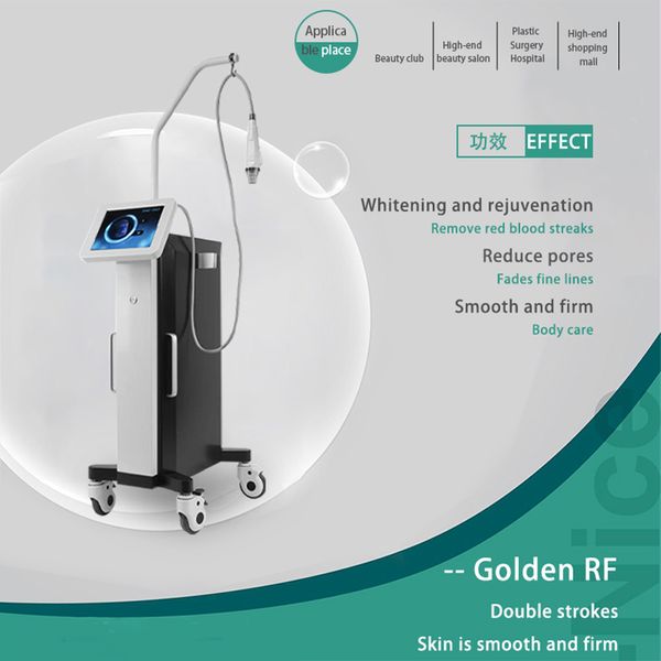 Home Beauty Instrument Neue RF Vertical Fractional Microneedle Machine mit R-F Radiofrequenz Hautstraffung Aknenarben Entfernung von Dehnungsstreifen