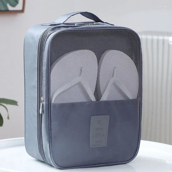 Depolama torbaları Büyük kapasiteli taşınabilir seyahat 3 çift ayakkabı çanta iç çamaşırı giysileri organizatör çok işlevli aksesuarlar