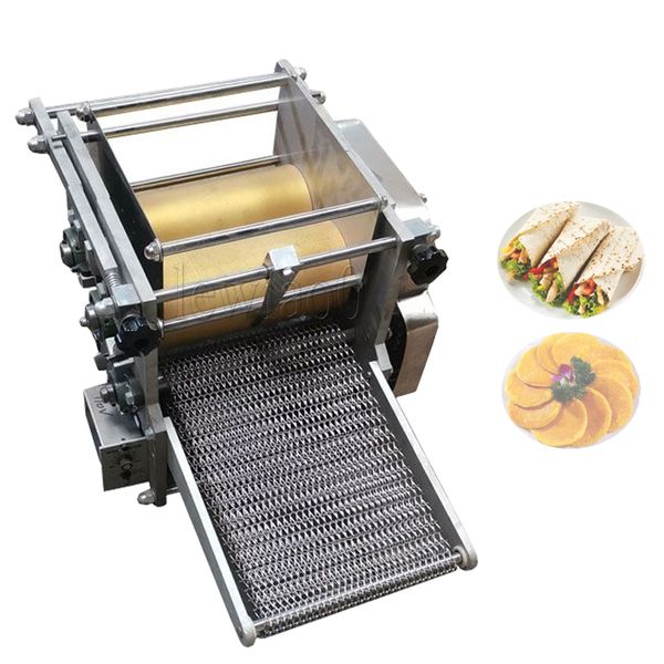 Máquina de fazer tortilha automática industrial, 10/15/18cm, máquina de tortilha mexicana de milho, máquina de fabricação de produtos de grãos
