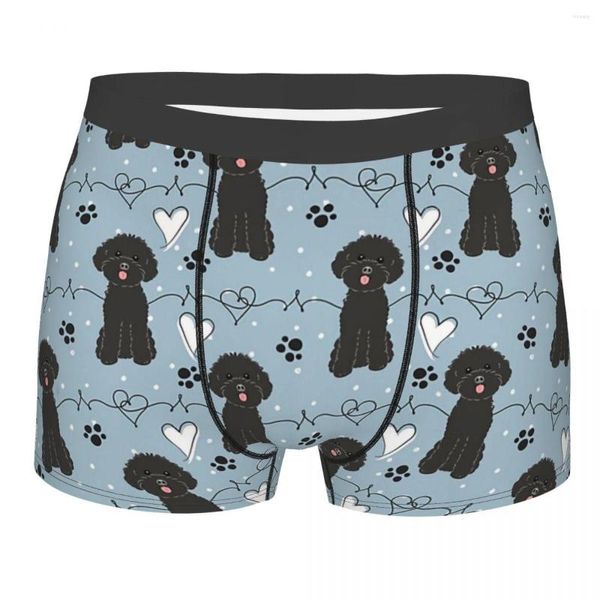 Трусики из трусики Black Toy Toy Poodle Boxer Shorks