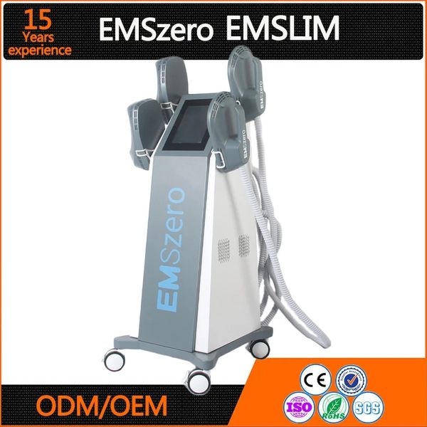 Aggiorna 14 Tesla EMSLIM Health Beauty Items NEO Machine EMSZERO Stimolatore muscolare elettromagnetico EMS Dispositivo per scolpire il corpo 4 pezzi Maniglie