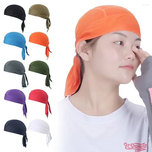 Berets verão equitação beisebol estrada bicicleta de secagem rápida boné bandana bonés esporte bicicleta beanie ciclismo pirata chapéu