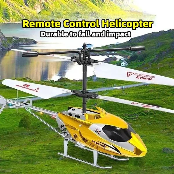 ElectricRC Aircraft 3.5CH RC Helicóptero com luz resistente a quedas XK913 Helicóptero de controle remoto Avião voando crianças brinquedos para meninos presentes 231102