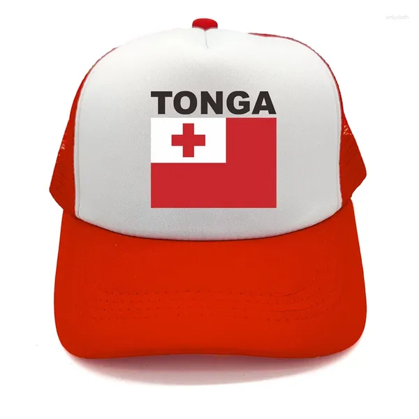 Ball Caps Tonga Trucker Cap Sommer Männer Cool Country Flag Hut Baseball Unisex Outdoor Mesh Net