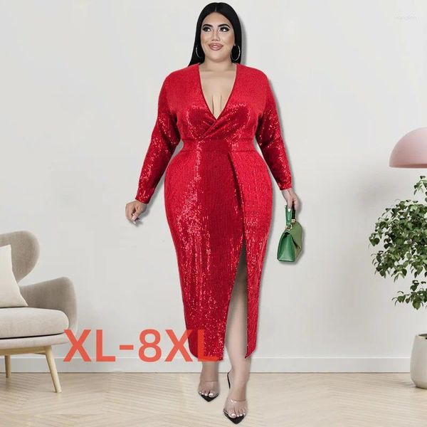 Платья больших размеров 4xl 5xl 6xl 7xl 8xl большое осеннее женское бархатное вечернее платье с вышивкой из бисера для вечеринки