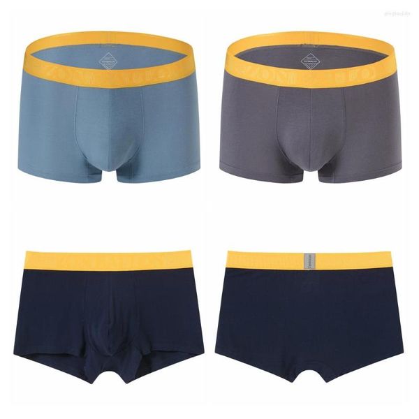 Unterhose 3 Teile/los Onderbroeken Mannen Bambusfaser Männer Unterwäsche Weiche Boxer Atmungsaktiv Para Hombre M-XXXL