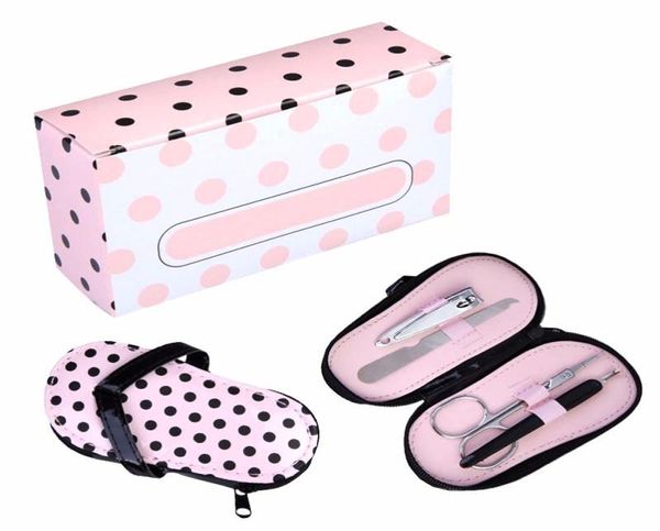 Tagliaunghie creativo adatto a pantofole a forma di set manicure rosa San Valentino Baby shower Bomboniera regalo1012359