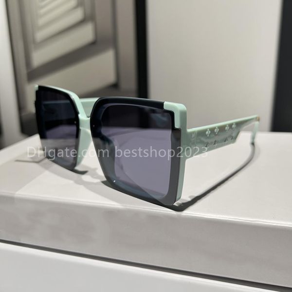 Occhiali da sole jins eyewear Square Full Frame Montati Occhiali di lusso Moda Uomo Donna Outdoor Beach 5A Tinta unita di qualità